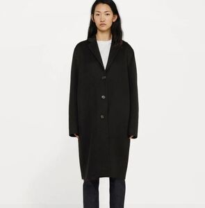 Acne Studios Avalon Double Coat Cacoon Fit Wool Cashmere Blend